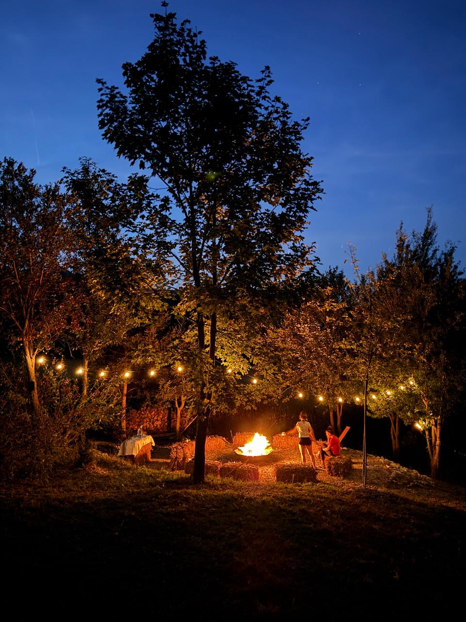 Privatni firepit na Dushki