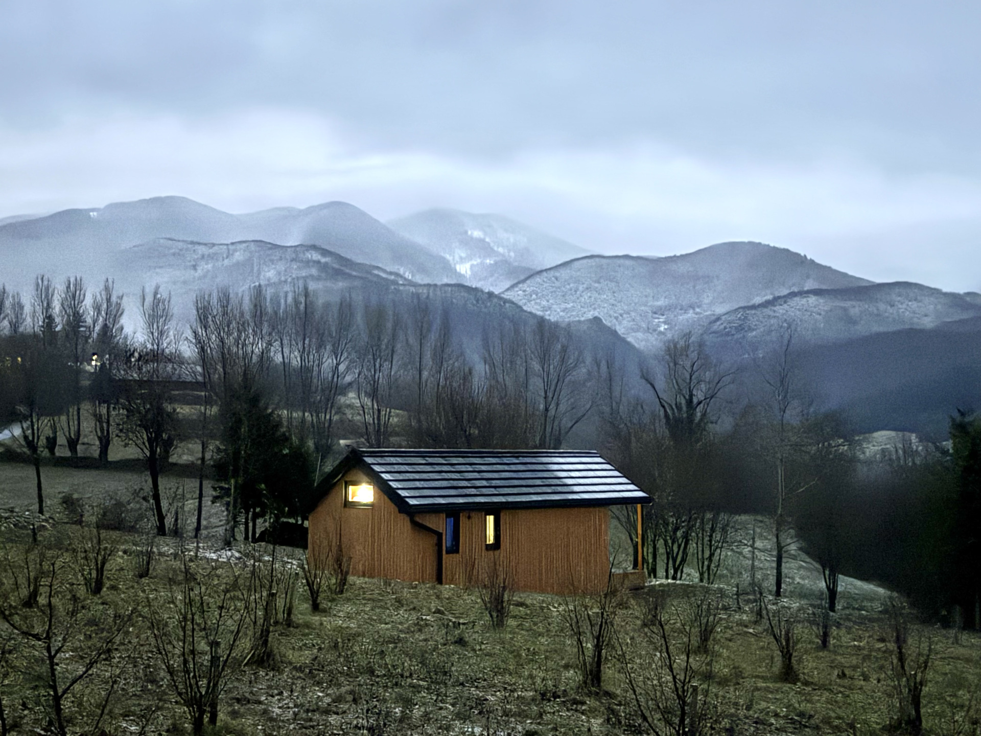 Kućica Dushka zimi u Hrvatskom Zagorju podno Ivanščice